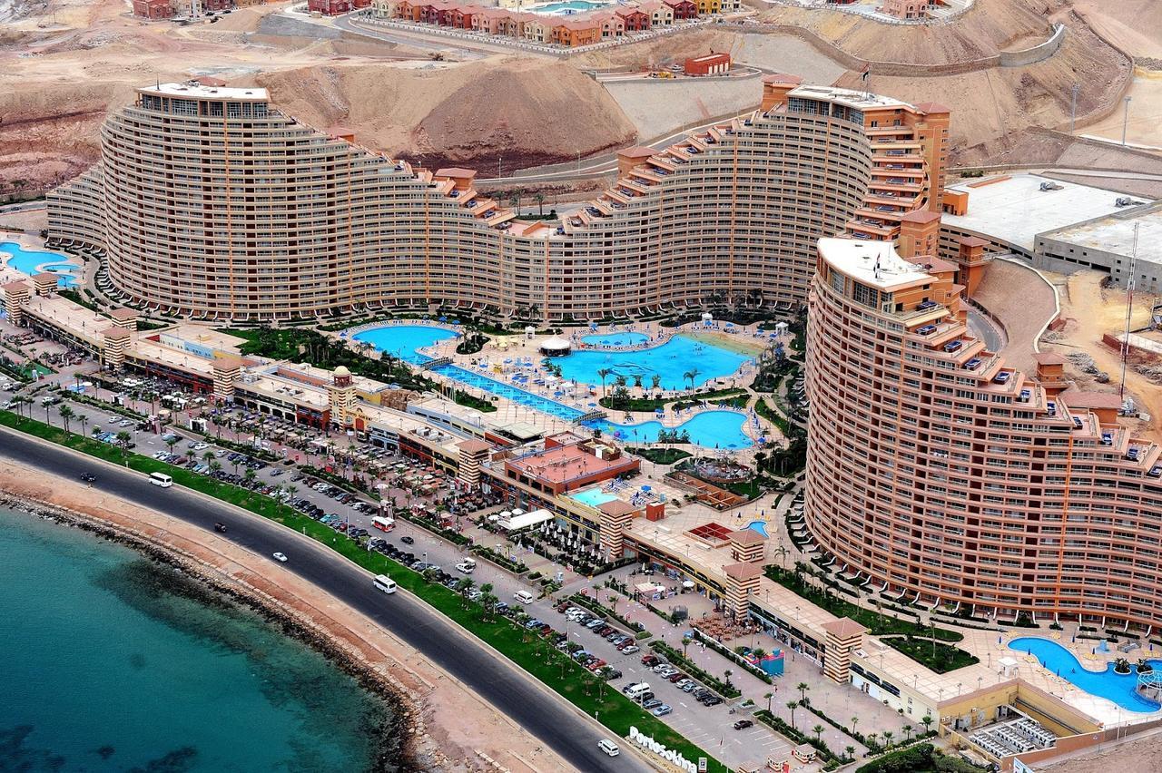 Apartment At Porto Sokhna Pyramids - Ain Sukhna Bagian luar foto